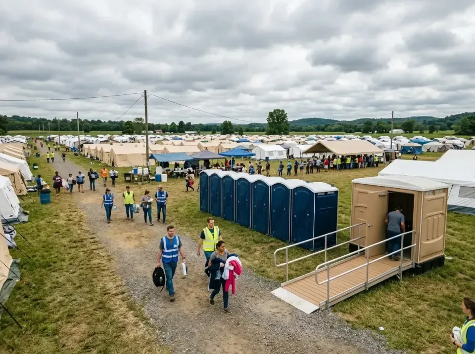 disaster-relief-camp-restrooms-010 — frequently asked questions, Dumpster & Portable Bathrooms Rental in Halfway, MD